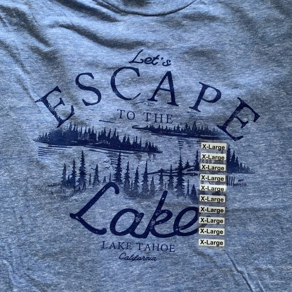 New t-shirt Lake Tahoe
